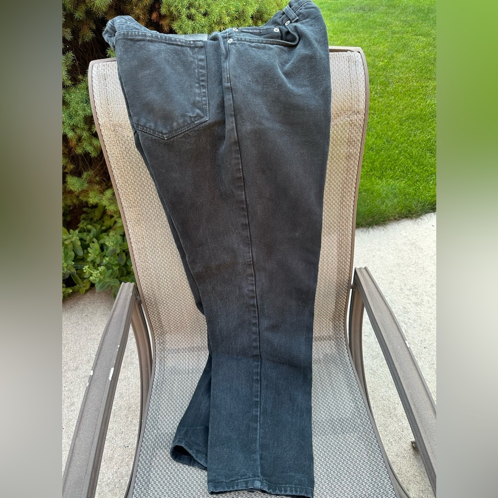 Mens CK easy fit black/black jeans size 36